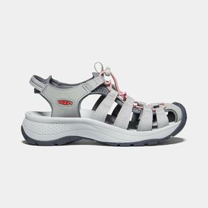 Keen Astoria West Sandaler Dame Grå / Koral | HCT-156820