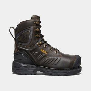Keen CSA Philadelphia 8" Internal MET Waterproof Arbejdsstøvler Herre Brune / Sort | OHW-283065
