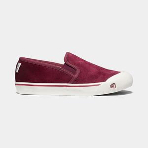 Keen Coronado III Ruskind Slip On Sko Dame Bordeaux | BZO-801437