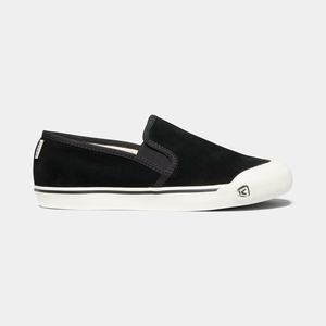 Keen Coronado III Ruskind Slip On Sko Herre Sort | PDS-702896