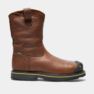 Keen Dallas Wellington (Steel Tå) Arbejdsstøvler Dame Mørkebrune | VGN-124657