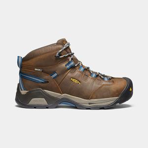 Keen Detroit XT Waterproof (Steel Tå) Arbejdsstøvler Herre Brune / Blå | HKQ-428130