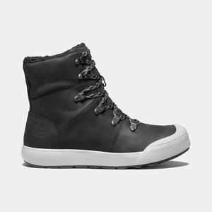 Keen Elena Hiker Waterproof Vinterstøvler Dame Sort / Dyb Grå | QGE-648207