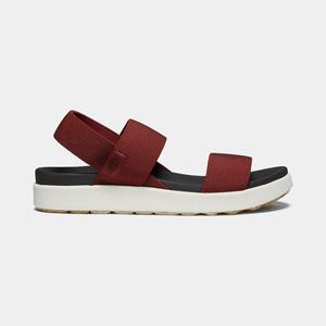 Keen Elle Backstrap Sandaler Dame Mørkerød | WDH-740813