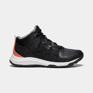 Keen Explore Vent Vandrestøvler Dame Sort / Koral | NQX-029631
