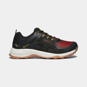 Keen Explore Waterproof Vandresko Herre Sort / Mørkerød | LHQ-102439