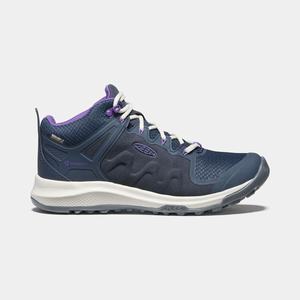 Keen Explore Waterproof Vandrestøvler Dame Blå / Sølv | EMW-839065