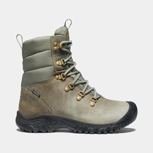 Keen Greta Waterproof Vandrestøvler Dame Olivengrøn | DOU-596013