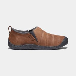 Keen Howser II Læder Slip On Sko Herre Brune | DGP-365470