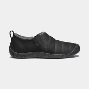 Keen Howser II Læder Slip On Sko Herre Sort | CBA-603812