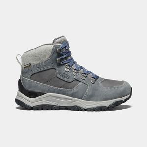 Keen Innate Læder Waterproof Vandrestøvler Dame Dyb Grå / Indigo | GHD-047512