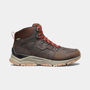 Keen Innate Læder Waterproof Vandrestøvler Herre Brune / Mørkerød | MYQ-320564