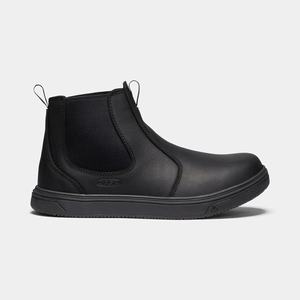 Keen Kanteen Romeo (Soft Tå) Arbejdssko Herre Sort | GIS-283704