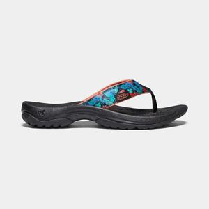 Keen Kona II Klipklapper Dame Sort / Flerfarvede / Koral | PSD-431872