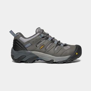 Keen Lansing Low (Steel Tå) Arbejdssko Herre Blå | AIS-403628