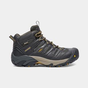 Keen Lansing Mid Waterproof (Steel Tå) Arbejdsstøvler Herre Brune / Olivengrøn | FXK-980376