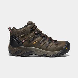 Keen Lansing Mid Waterproof (Steel Tå) Arbejdsstøvler Herre Brune | PIU-256087