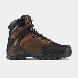 Keen Louisville 6" MET (Steel Tå) Arbejdsstøvler Herre Sort | YRZ-703569