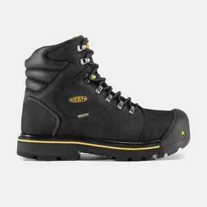 Keen Milwaukee Waterproof (Steel Tå) Arbejdsstøvler Herre Sort | TQS-750421