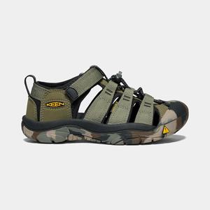 Keen Newport H2 Vandresandaler Børn Olivengrøn | HET-047968