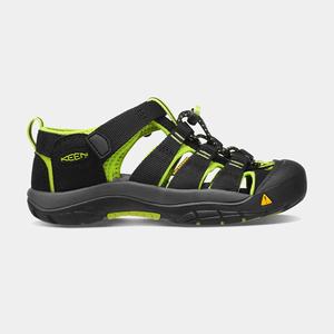 Keen Newport H2 Vandresandaler Børn Sort / Lysegrøn | AFK-023761