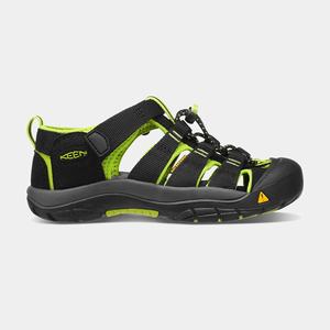 Keen Newport H2 Vandresandaler Børn Sort / Lysegrøn | EGO-643850