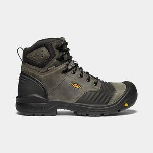 Keen Portland 6" Waterproof (Carbon-Fiber Tå) Arbejdsstøvler Herre Sort | USA-702354