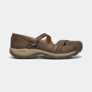 Keen Presidio II Cross Páskové Casual Sko Dame Brune | AUV-150789