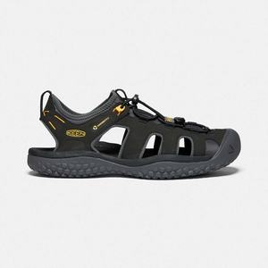 Keen SOLR Vandresandaler Herre Sort / Guld | VDT-765294