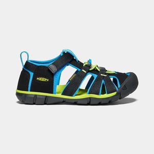 Keen Seacamp II CNX Sandaler Børn Sort / Blå | VZK-653721