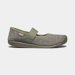 Keen Sienna Canvas Mary Jane Sko Dame Olivengrøn | WTZ-462957