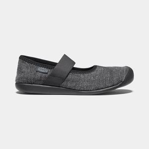 Keen Sienna Canvas Mary Jane Sko Dame Sort | HCQ-947582