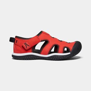 Keen Stingray Sandaler Børn Sort / Rød | QON-573826