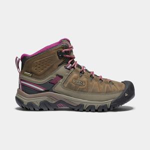 Keen Targhee III Waterproof Mid Vandrestøvler Dame Brune / Lyserød | ZMJ-750269