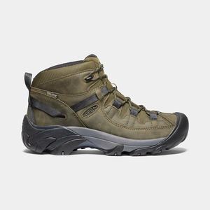 Keen Targhee II Waterproof Mid Vandrestøvler Herre Olivengrøn / Sort | FGK-478230