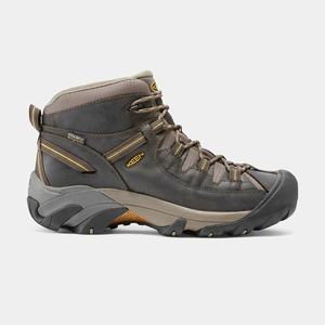 Keen Targhee II Waterproof Mid Vandrestøvler Herre Sort / Olivengrøn / Gul | HXM-186450