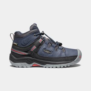 Keen Targhee Waterproof Vandrestøvler Børn Blå / Rød | NUD-910576