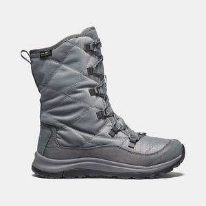 Keen Terradora II Vinter Blonder Up Waterproof Vinterstøvler Dame Blå / Grå | JPC-148056