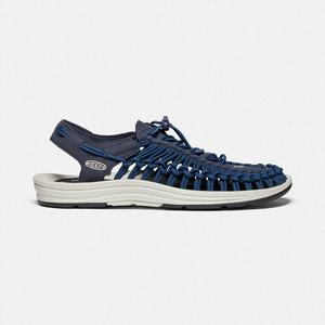 Keen UNEEK Sandaler Herre Blå / Sølv | JFB-961475