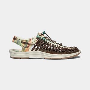 Keen UNEEK x Garcia Sandaler Dame Brune / Hvide | TEX-261394