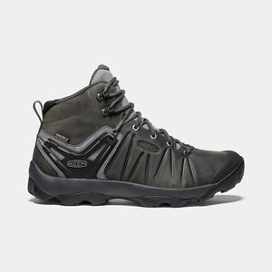 Keen Venture Mid Læder Waterproof Vandrestøvler Herre Grå | RLF-537680