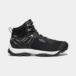 Keen Venture Mid Waterproof Vandrestøvler Herre Sort / Hvide | NYD-698073